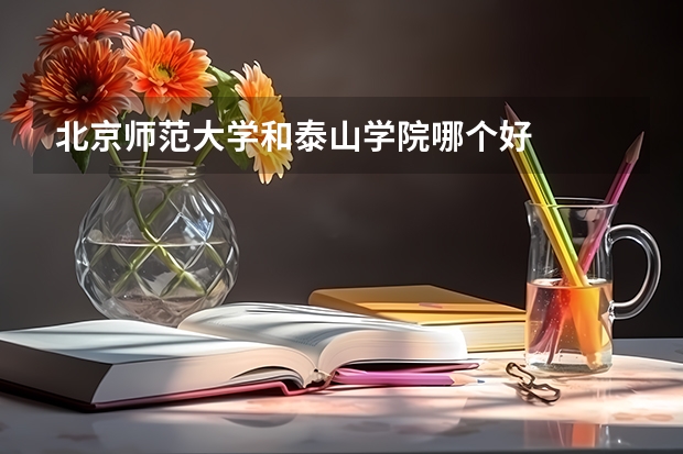 北京师范大学和泰山学院哪个好