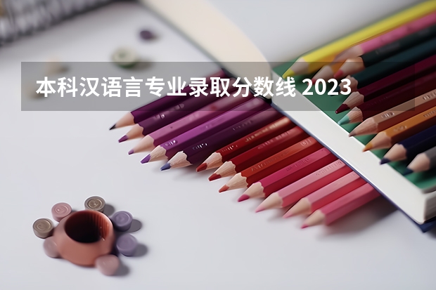 本科汉语言专业录取分数线 2023汉语言文学专业录取分数线