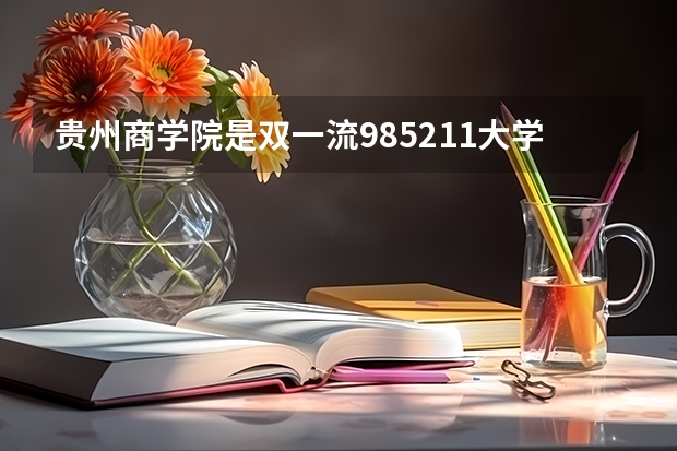 贵州商学院是双一流/985/211大学吗(2024分数线预测)