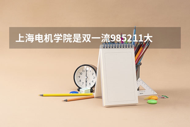 上海电机学院是双一流/985/211大学吗?历年分数线是多少