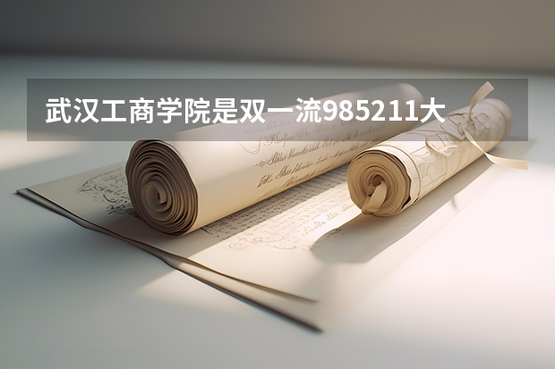 武汉工商学院是双一流/985/211大学吗?历年分数线是多少