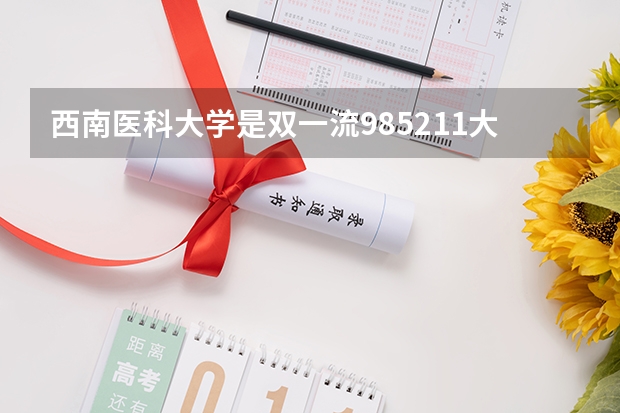 西南医科大学是双一流/985/211大学吗?历年分数线是多少