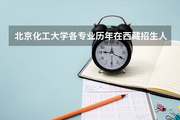 北京化工大学各专业历年在西藏招生人数是多少