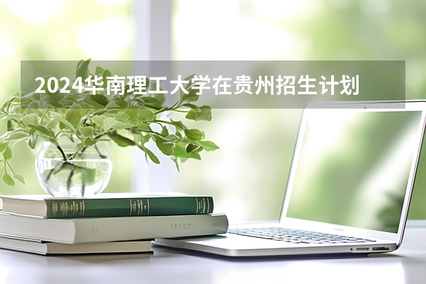 2024华南理工大学在贵州招生计划