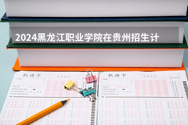 2024黑龙江职业学院在贵州招生计划