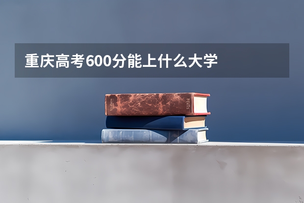 重庆高考600分能上什么大学