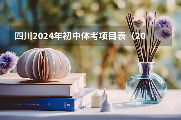 四川2024年初中体考项目表（2024年中考体考是几月几号）