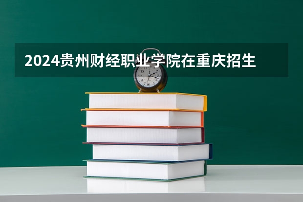 2024贵州财经职业学院在重庆招生计划