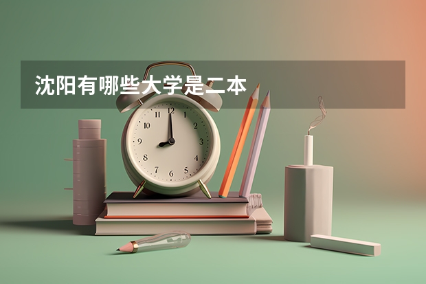 沈阳有哪些大学是二本