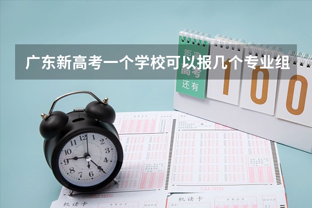 广东新高考一个学校可以报几个专业组（广东省平行志愿有几个）