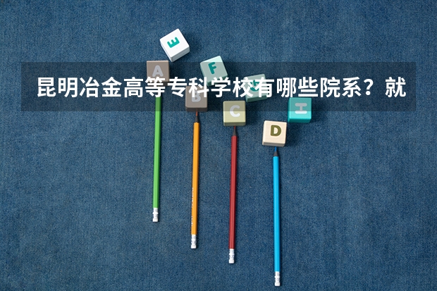 昆明冶金高等专科学校有哪些院系？就业情况如何？