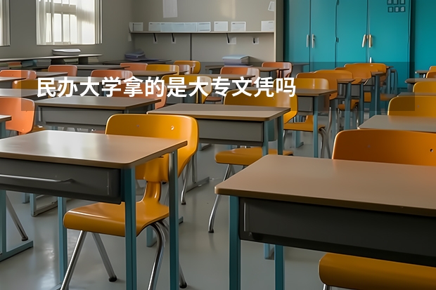 民办大学拿的是大专文凭吗