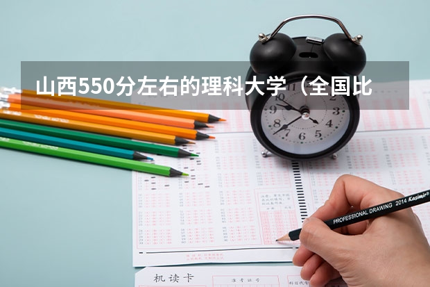 山西550分左右的理科大学（全国比较好的三本院校）