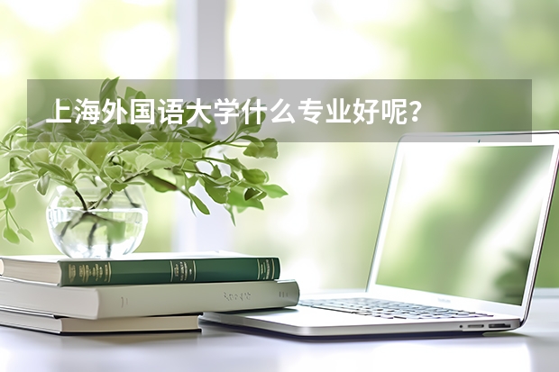 上海外国语大学什么专业好呢？