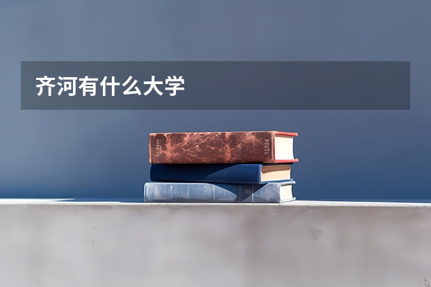 齐河有什么大学