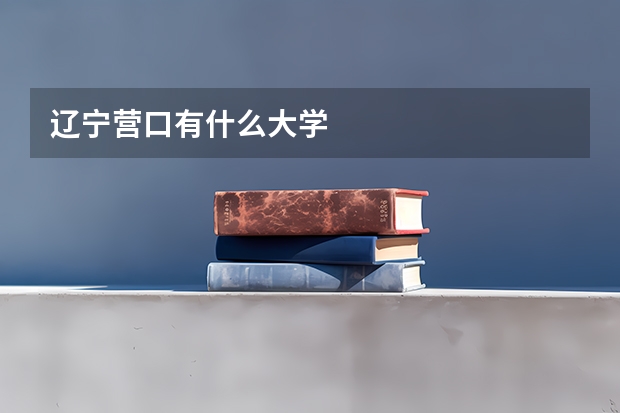 辽宁营口有什么大学