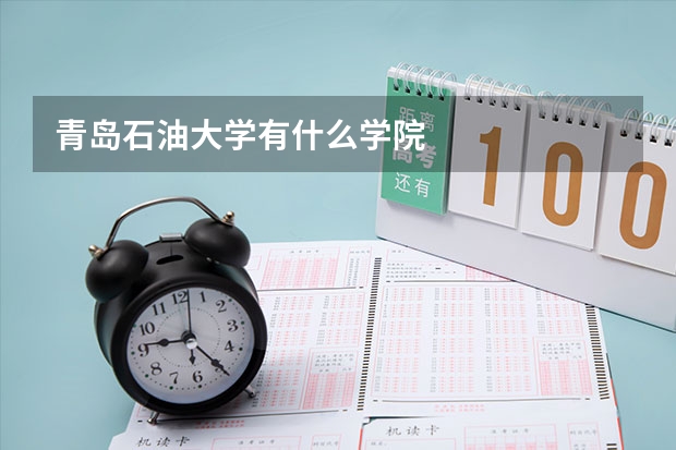 青岛石油大学有什么学院