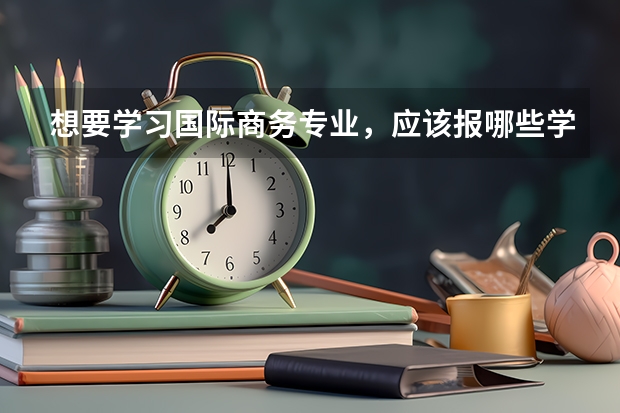 想要学习国际商务专业，应该报哪些学校？