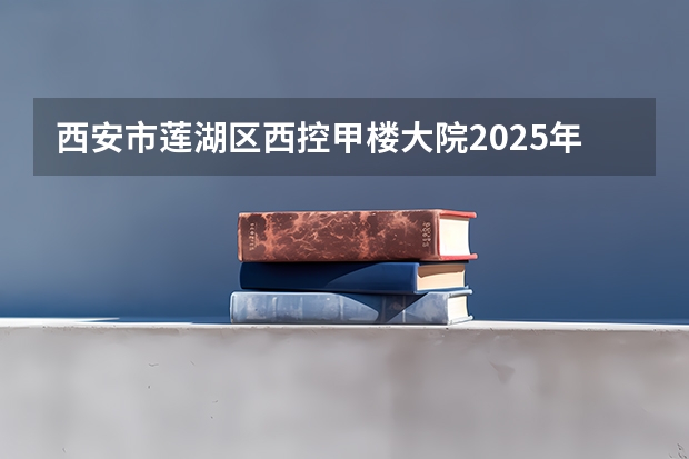 西安市莲湖区西控甲楼大院2025年可以拆迁吗?